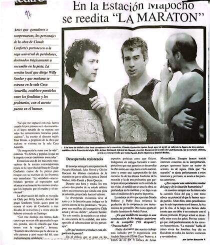 La Maratón - La Segunda